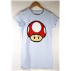 Image 1 : WOMEN'S MARIO RED MUSHROOM T-SHIRT SMALL