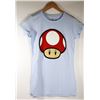 Image 1 : WOMEN'S MARIO RED MUSHROOM T-SHIRT SMALL