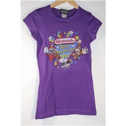 WOMEN'S NINTENDO WORLD CHAMPION 1990 T-SHIRT XS