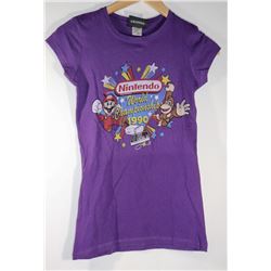 WOMEN'S NINTENDO WORLD CHAMPION 1990 T-SHIRT XS