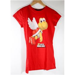 WOMEN'S KOOPA TROOPA MARIO T-SHIRT MEDIUM