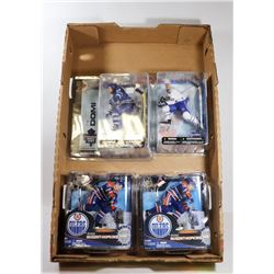 LOT OF 4 COLLECTOR HOCKEY FIGURES