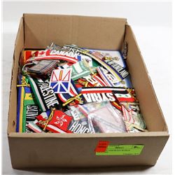 FLAT OF ASSORTED WORLD PATCHES