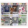 Image 1 : LOT OF 6 ASSORTED FUNKO POPS; GAMES VARIETY PACK