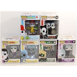 LOT OF 6 ASSORTED FUNKO POPS; VARIETY PACK