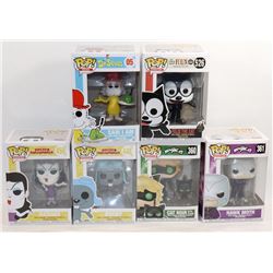 LOT OF 6 ASSORTED FUNKO POPS; VARIETY PACK