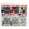Image 1 : LOT OF 6 ASSORTED FUNKO POPS; GAMES VARIETY PACK