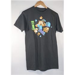 MINECRAFT MEN'S T-SHIRT GREY 2XL