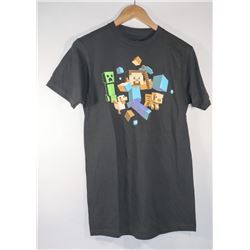 MINECRAFT MEN'S T-SHIRT GREY 2XL