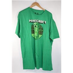 MINECRAFT SWEEPER MEN'S GREEN T-SHIRT 2XL