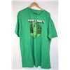 Image 1 : MINECRAFT SWEEPER MEN'S GREEN T-SHIRT 2XL