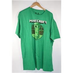 MINECRAFT SWEEPER MEN'S GREEN T-SHIRT 2XL