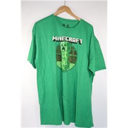 MINECRAFT SWEEPER MEN'S GREEN T-SHIRT LARGE