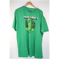 MINECRAFT SWEEPER MEN'S GREEN T-SHIRT LARGE