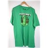 Image 1 : MINECRAFT SWEEPER MEN'S GREEN T-SHIRT LARGE