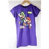Image 1 : WOMEN'S PAPER MARIO PURPLE T-SHIRT MEDIUM