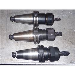 (3) CAT40 Collet CHucks