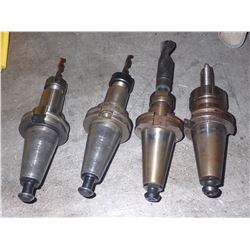 (4) CAT40 Collet Chucks