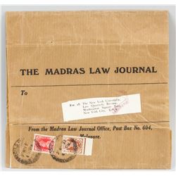 2 Assorted Indian Stamps with Envelope