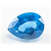 Image 1 : 8.00ct Pear Cut Blue Natural Tourmaline CGL