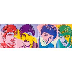 Andy Warhol American Beatles Signed Litho w/ Cert