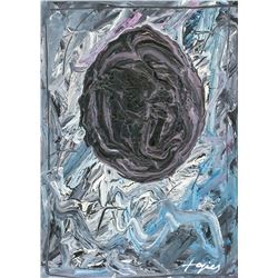 Antoni Tapies Spanish Modernist Oil on Panel