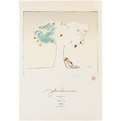 John Lenon British Lithograph A Family Tree