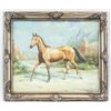 Image 2 : Oil on Canvas Unsigned Horse Framed