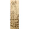Image 1 : Xi Gang 1746-1803 Chinese Ink Landscape Scroll