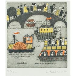 Francoise Deberdt 1934 Etching 51/75 Provenance