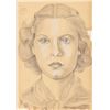 Image 1 : Grant Wood American Graphite on Paper Christie's