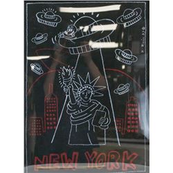 Keith Haring American Pencil on Paper