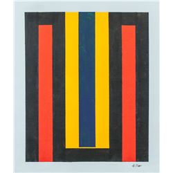 Burgoyne Diller American Abstract Acrylic Canvas