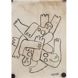 Fernand Leger French Mixed Media on Paper