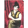 Image 1 : Moise Kisling French Oil and Tempera on Paper