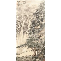 Fu Baoshi 1904-1965 Chinese Watercolor Landscape