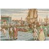 Image 3 : Embroidery 18th Century Dockside Scene