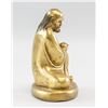 Image 2 : Chinese Gilt Bronze Lohan Statue Qianlong Mark