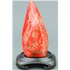 Image 2 : Chinese Large Red Stone Seal w/ Stand