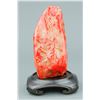 Image 3 : Chinese Large Red Stone Seal w/ Stand