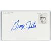Image 1 : George Foster Autographed Cut Card COA