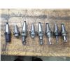 Image 2 : (8) CAT40 Misc End Mill Holders