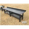Image 1 : (UNUSED) 30" X 10 FT. STEEL SHOP BENCH