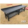 Image 2 : (UNUSED) 30" X 10 FT. STEEL SHOP BENCH