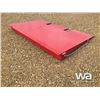 Image 1 : (UNUSED) RED STEEL CONTAINER RAMP