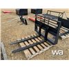 Image 1 : (UNUSED) SKID STEER 4 FT. PALLET FORKS