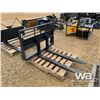 Image 2 : (UNUSED) SKID STEER 4 FT. PALLET FORKS
