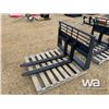 Image 1 : (UNUSED) SKID STEER 4 FT. PALLET FORKS