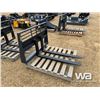 Image 2 : (UNUSED) SKID STEER 4 FT. PALLET FORKS