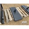 Image 1 : (UNUSED) SKID STEER HITCH PLATE